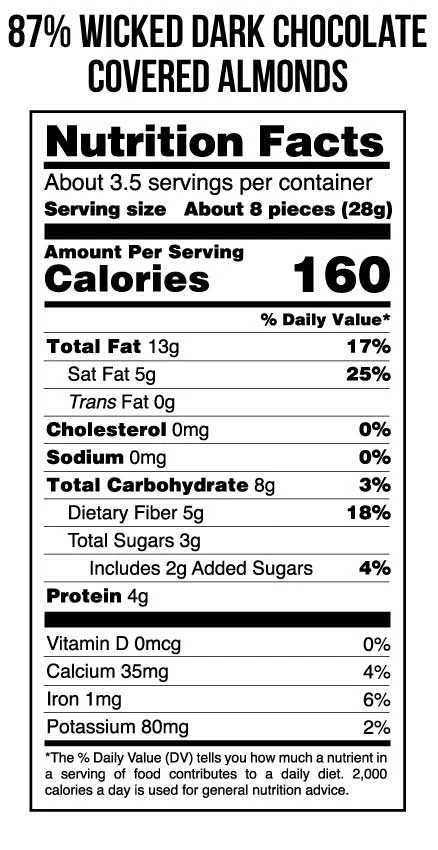Wicked Dark Chocolate Covered Almonds - Image 3